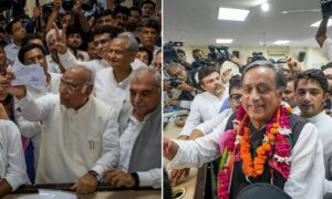 मल्लिकार्जुन खड़गे और शशि थरूर के बीच कौन मारेगा बाज़ी 