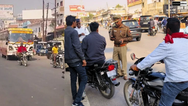 Deoria News: यातायात नियमों की धज्जियां उड़ा रहे बड़ी गाड़ियों के ड्राइवर, पुलिस ने कसी लगाम