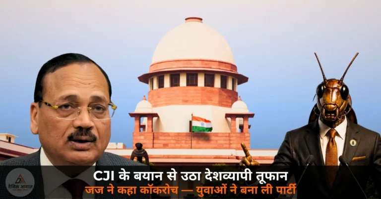 National News: CJI के ‘कॉकरोच’ बयान से उठा तूफान — CJP के Instagram पर 1.52 करोड़ followers, BJP-Congress दोनों पीछे