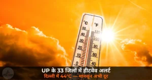 National News: उत्तर भारत में भीषण गर्मी का कहर — UP के 33 जिलों में हीटवेव अलर्ट, दिल्ली में 44°C, बिहार भी तपा, मानसून अभी दूर