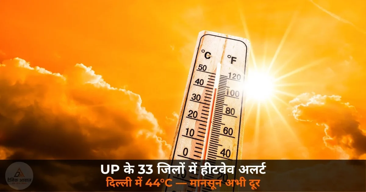 UP Bihar Delhi heatwave alert IMD May 2026 temperature