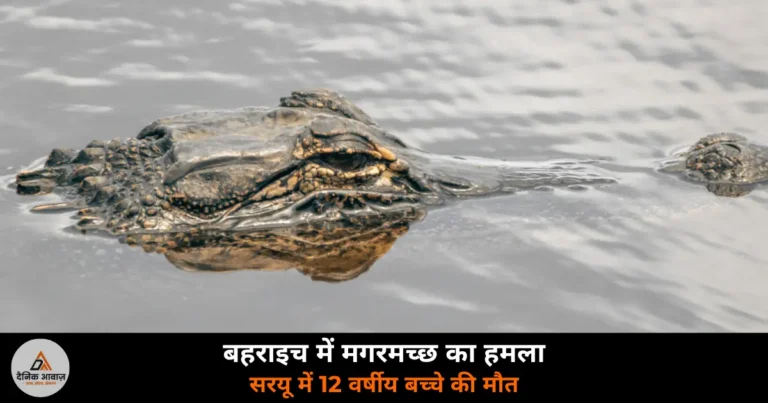 UP News: सरयू में मगरमच्छ के हमले में 12 वर्षीय बच्चे की मौत — नर्सरी लगाने के बाद हाथ धो रहा था, चाचा खींचते रहे